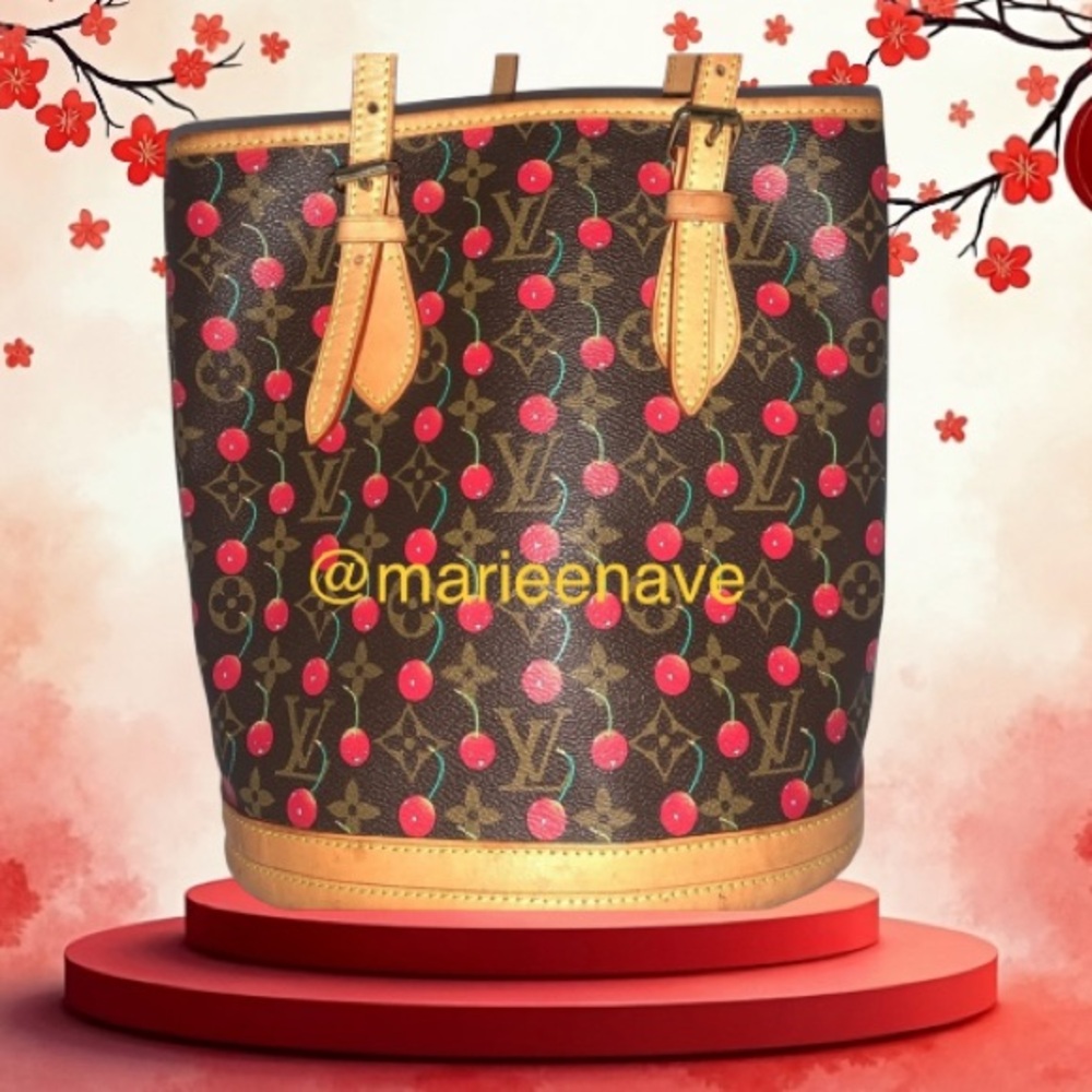 Murakami Louis Vuitton  LV 🍒Cerises Colab - with Takashi Murakami - Rare- FIRM - Picture 5 of 13